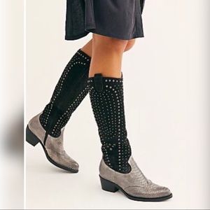 Jo Ghost x Free People Bandera Western Tall Boots